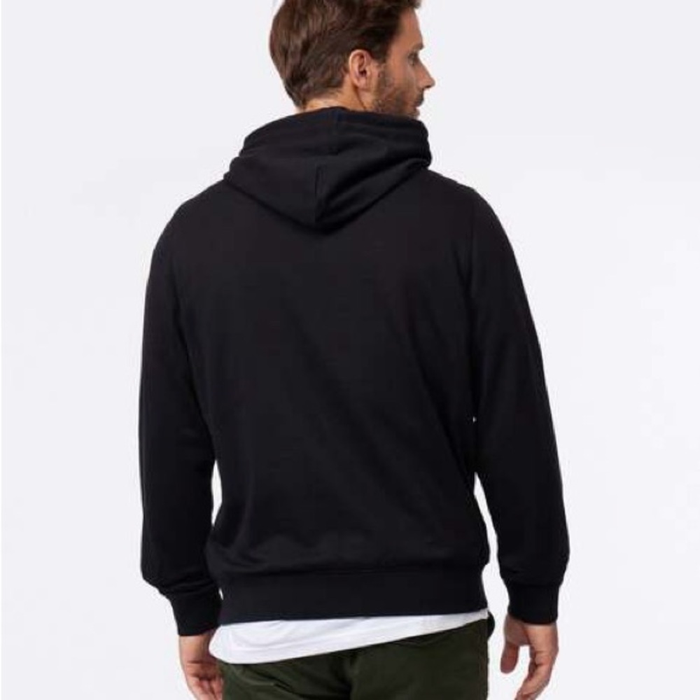 Psycho Bunny Wayne Chenille Patch Hoodie Black Size S Men’s Pullover - Picture 2 of 11